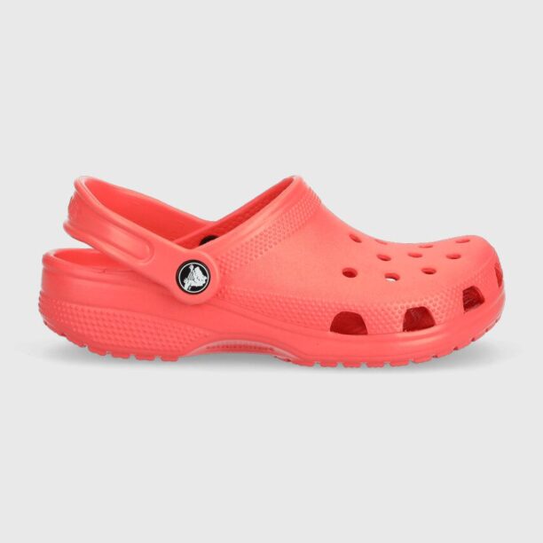 Crocs papuci CLASSIC KIDS CLOG culoarea rosu