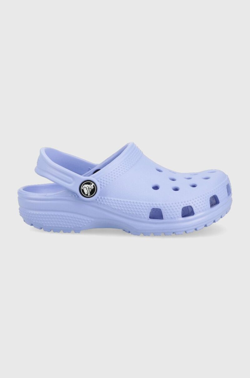 Crocs papuci CLASSIC KIDS CLOG culoarea violet