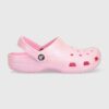 Crocs papuci Classic Glitter Clog femei