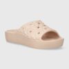 Crocs papuci Classic Platform Geometric Slide femei