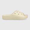 Crocs papuci Classic Platform Slide femei