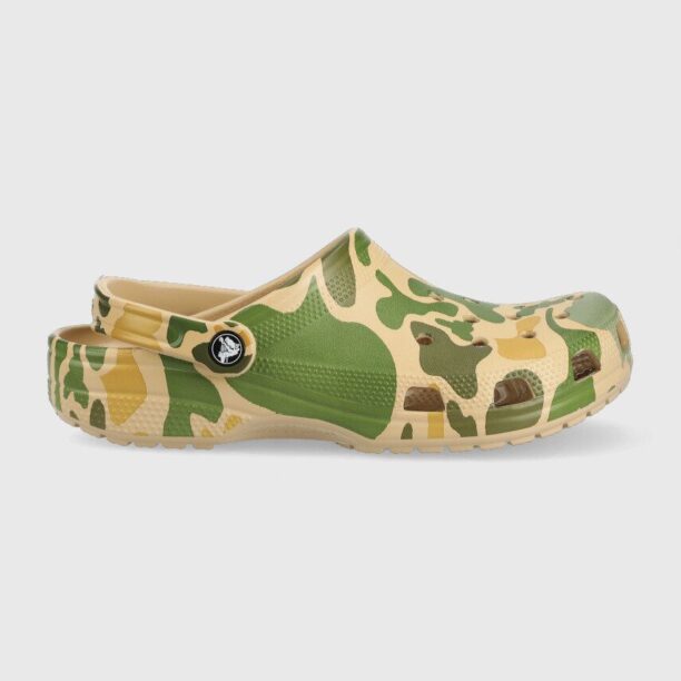 Crocs papuci Classic Printed Camo Clog bărbați