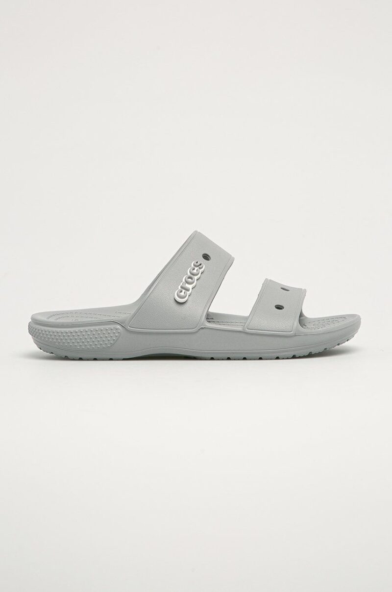 Crocs papuci Classic Sandal culoarea gri 10001