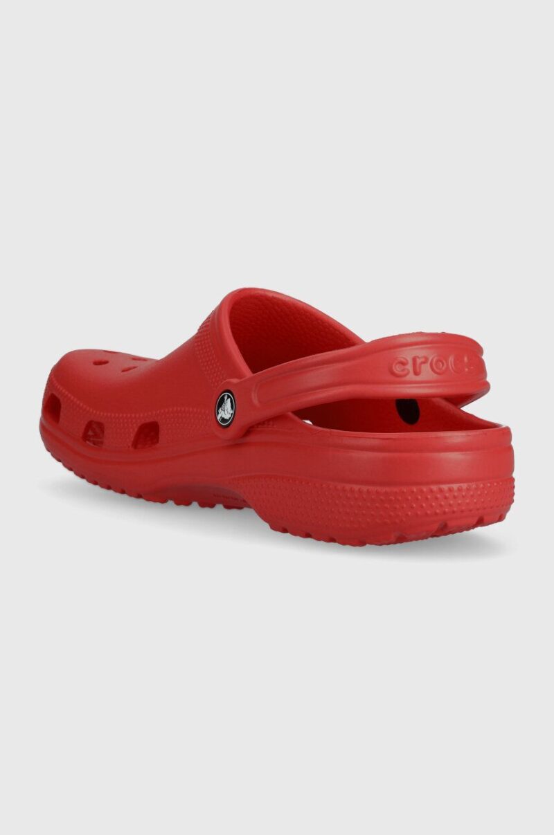 Crocs papuci Classic culoarea roșu 10001 preţ