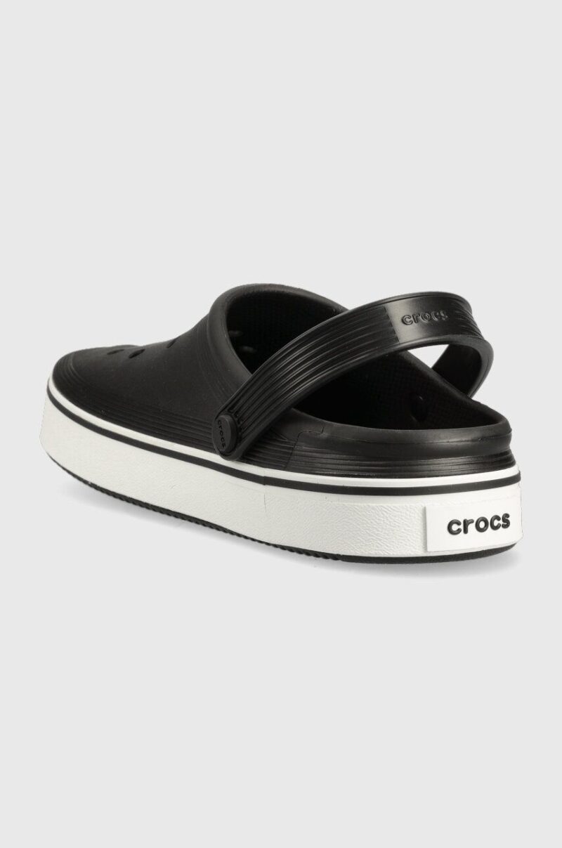 Crocs papuci Crocband Clean Clog culoarea negru 208371 preţ