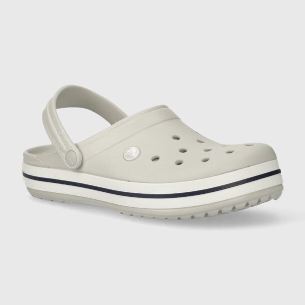 Crocs papuci Crocband culoarea gri