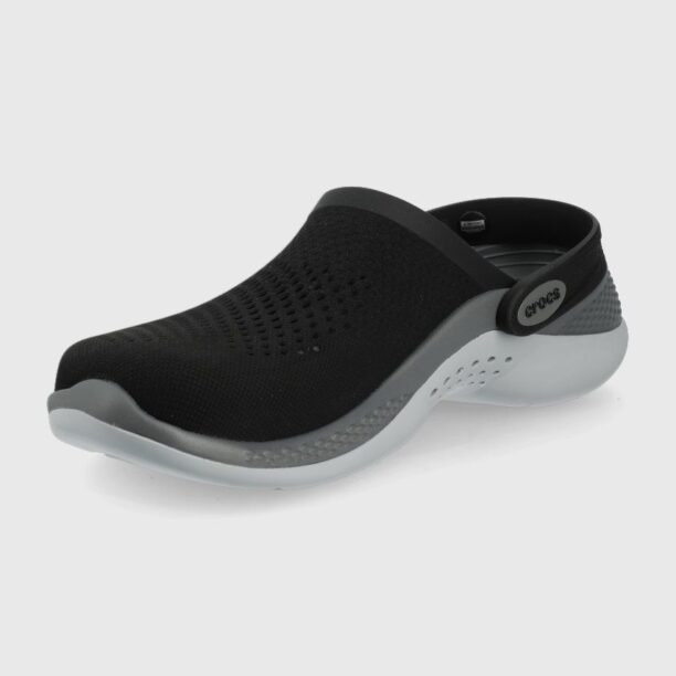 Crocs papuci Literide 360 Clog culoarea negru 206708 preţ