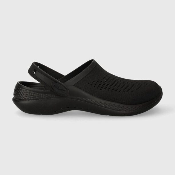 Crocs papuci Literide 360 Clog culoarea negru 206708