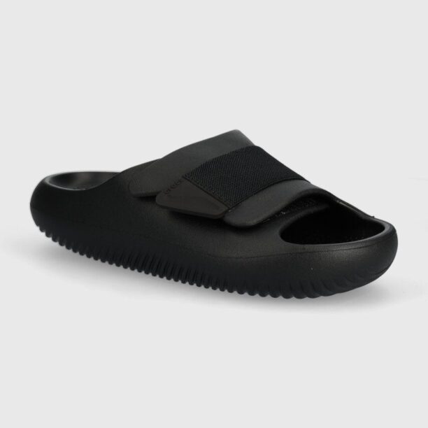 Crocs papuci Mellow Luxe Recovery Slide culoarea negru