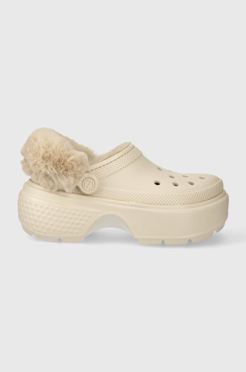 Crocs papuci Stomp Lined Clog femei