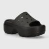 Crocs papuci Stomp Slide femei