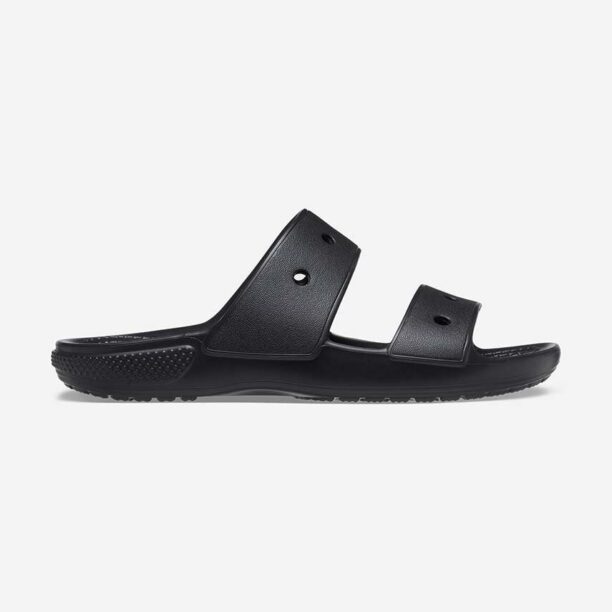 Crocs slapi Classic Sandal Kids culoarea negru