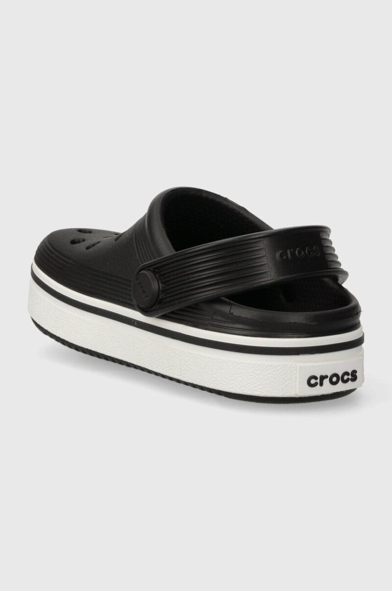 Crocs slapi copii 208479 Off Court Clog T culoarea negru preţ