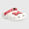 Crocs slapi copii CLASSIC DISNEY MINNIE culoarea alb