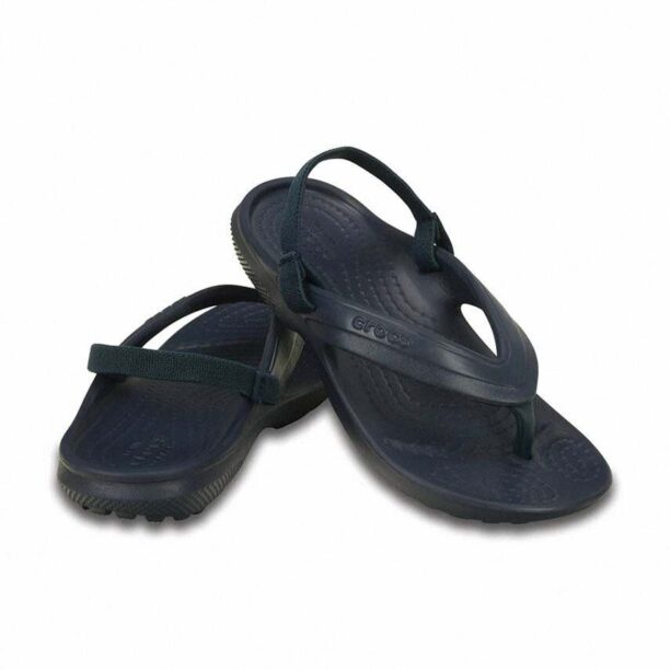 Crocs slapi copii CLASSIC FLIP culoarea albastru marin preţ