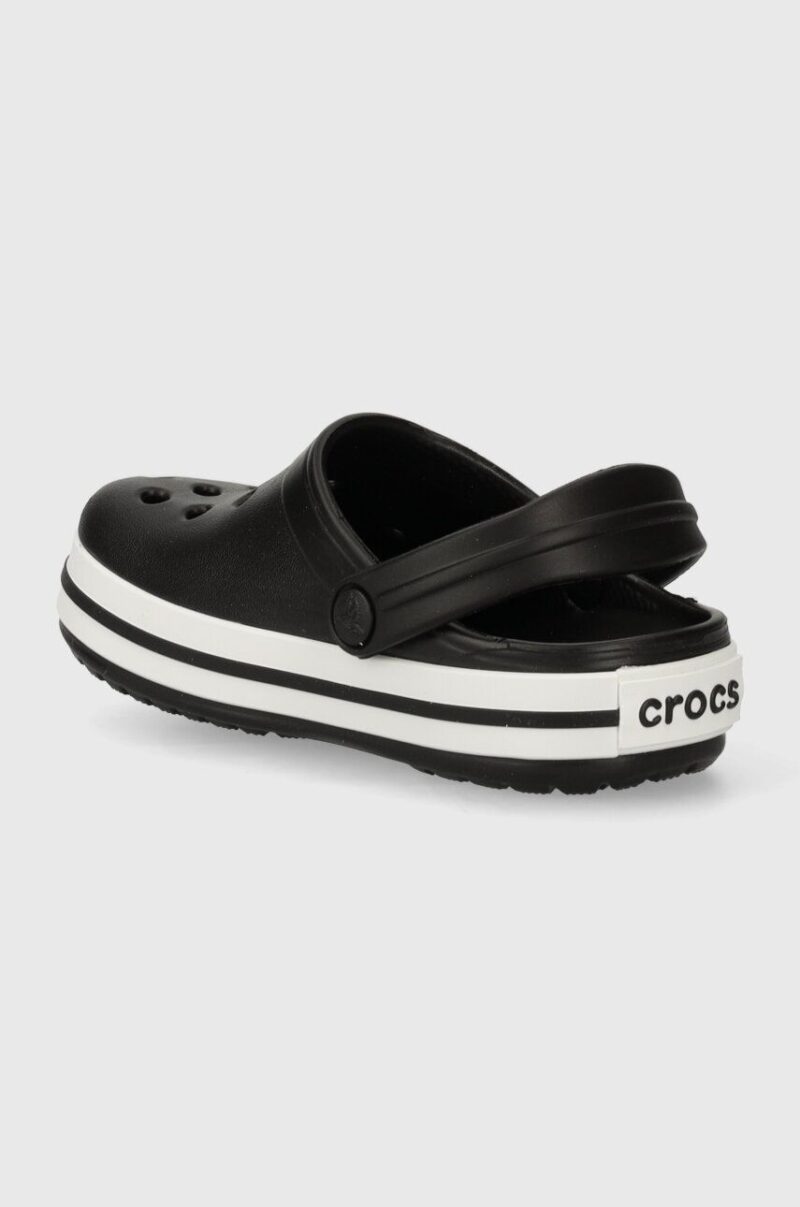 Crocs slapi copii CROCBAND CLOG culoarea negru preţ