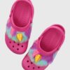 Crocs slapi copii Classic I Am Unicorn culoarea roz