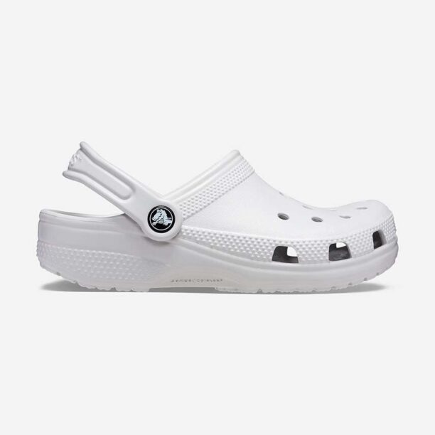 Crocs slapi copii Classic Kids Clog culoarea gri