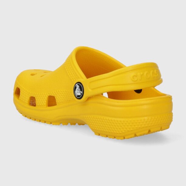 Crocs slapi copii culoarea galben preţ