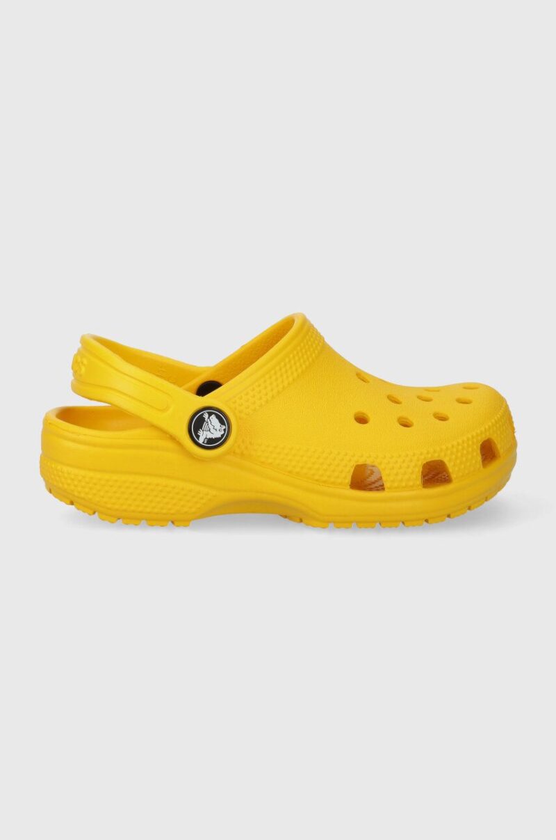 Crocs slapi copii culoarea galben