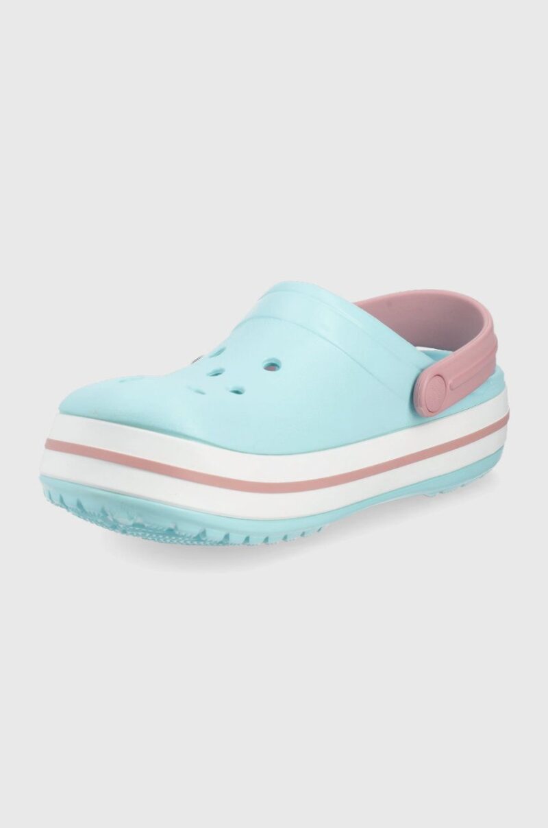 Crocs slapi copii culoarea turcoaz preţ