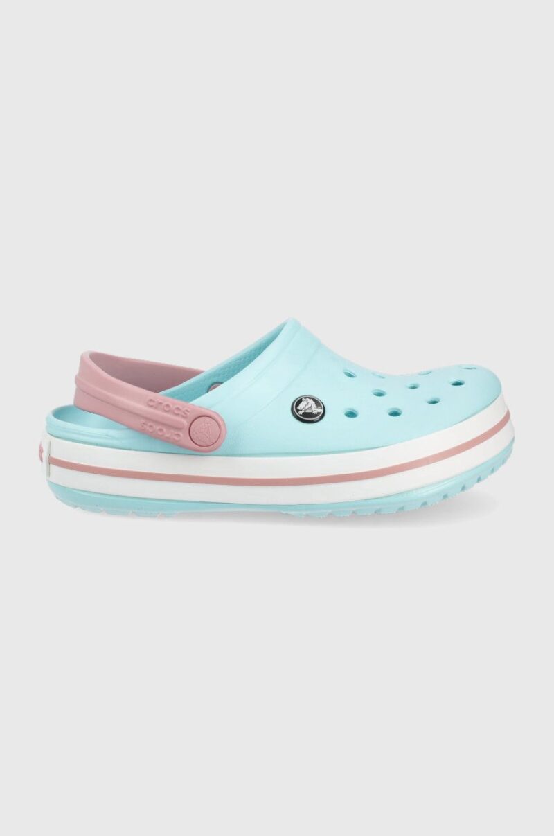 Crocs slapi copii culoarea turcoaz