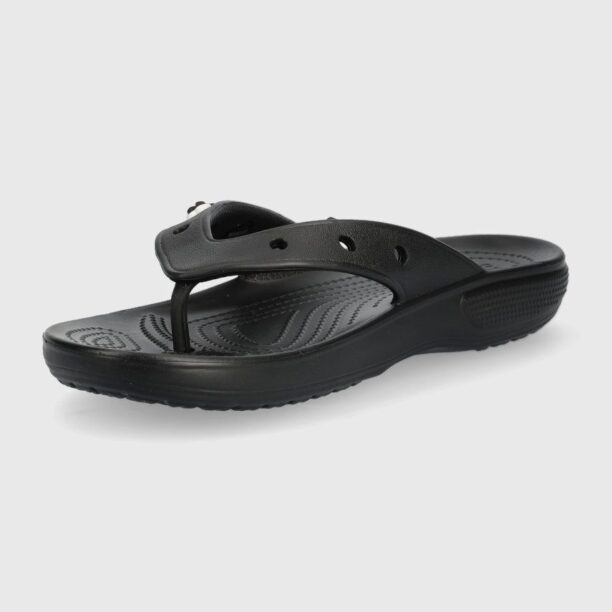 Crocs șlapi culoarea negru 207713.001-BLACK preţ