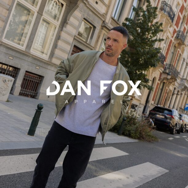 Original DAN FOX APPAREL Bluză de molton 'Emin'  bleumarin