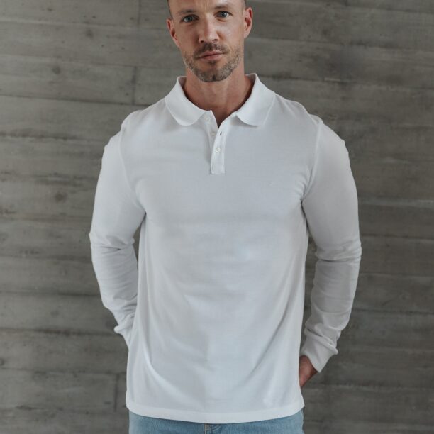 DAN FOX APPAREL Tricou 'Essential'  alb