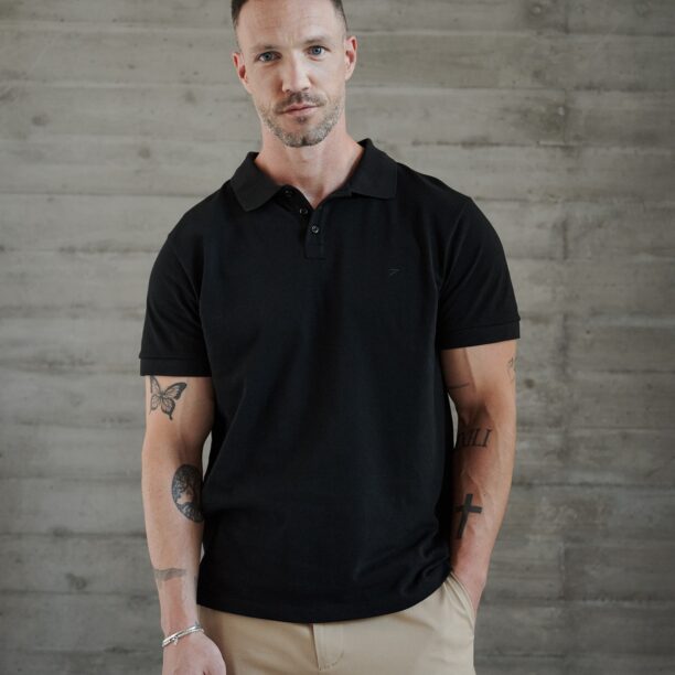 DAN FOX APPAREL Tricou 'Essential'  negru