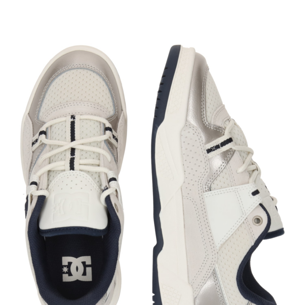 DC Shoes Sneaker low 'CONSTRUCT'  bleumarin / argintiu / alb