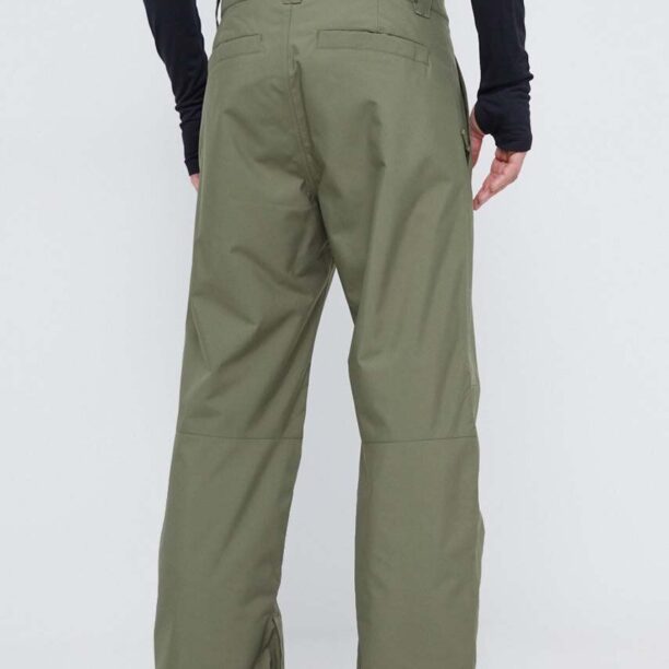 DC pantaloni Snow Chino culoarea verde preţ