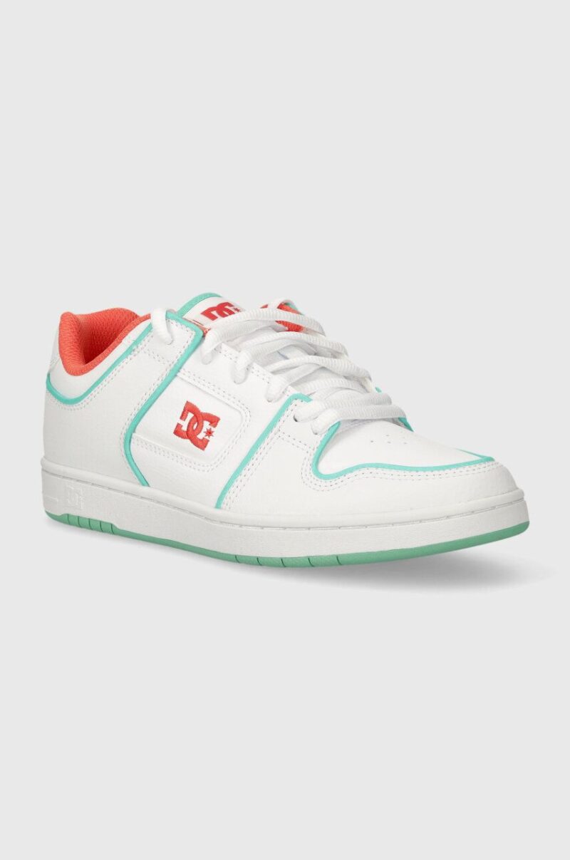 DC sneakers Manteca culoarea alb