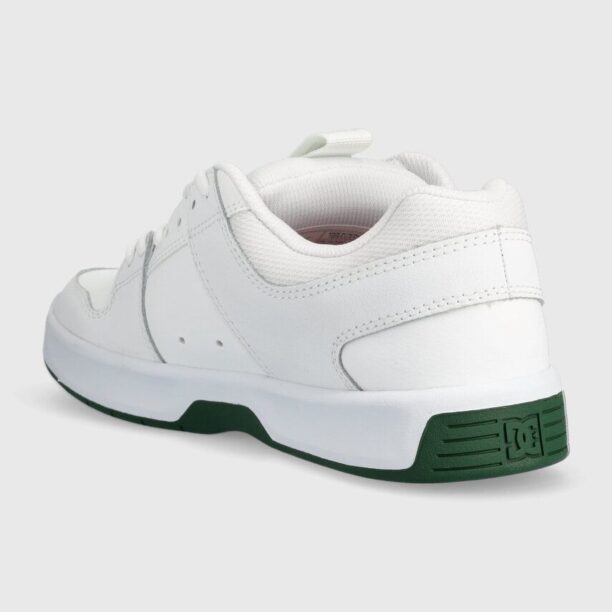 DC sneakers culoarea alb preţ