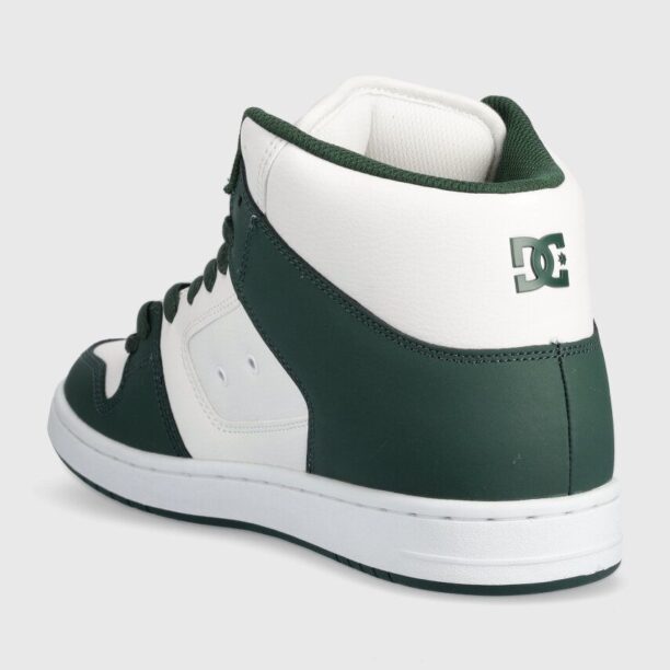 DC sneakers culoarea verde preţ