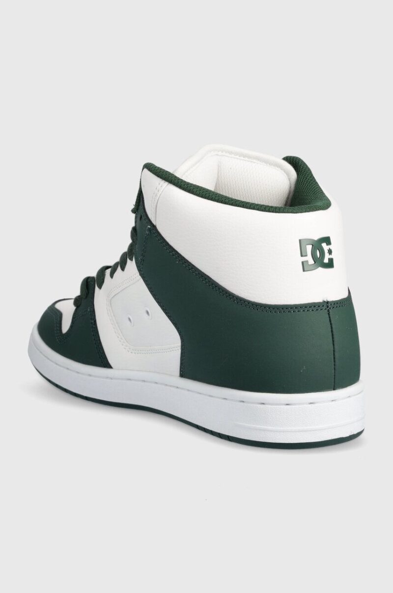 DC sneakers culoarea verde preţ