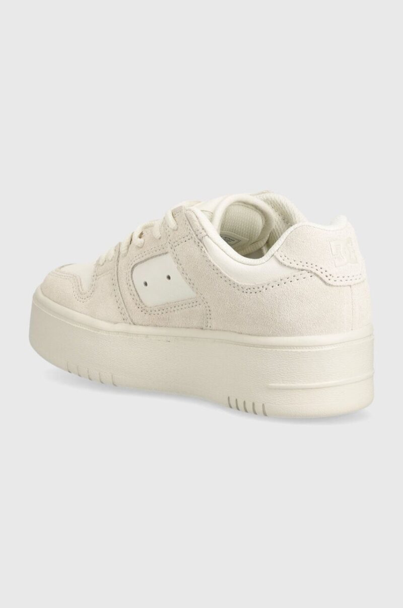 DC sneakers din piele culoarea bej preţ