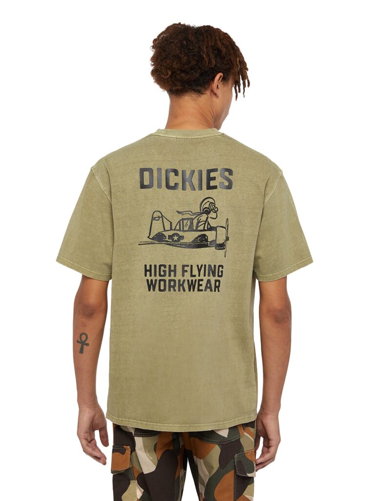 DICKIES Tricou 'HIGH FLYING WORKWEAR'  alb preţ