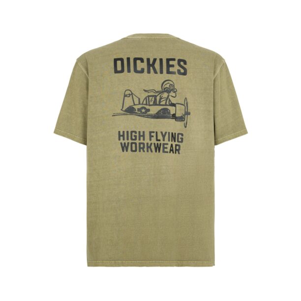 DICKIES Tricou 'HIGH FLYING WORKWEAR'  alb