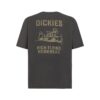 DICKIES Tricou 'HIGH FLYING WORKWEAR'  maro / negru