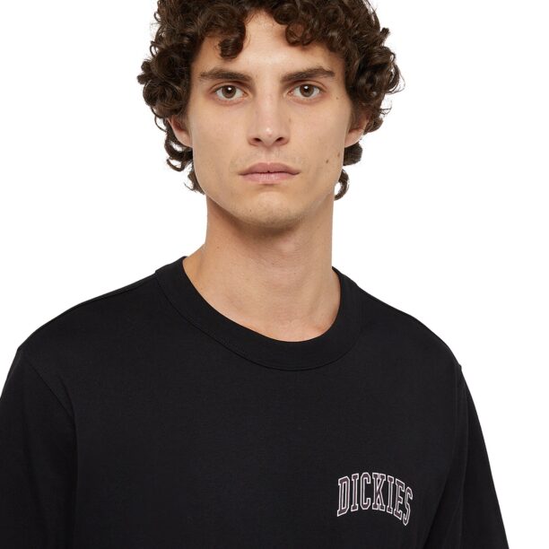 Original DICKIES Tricou  lila / negru / alb