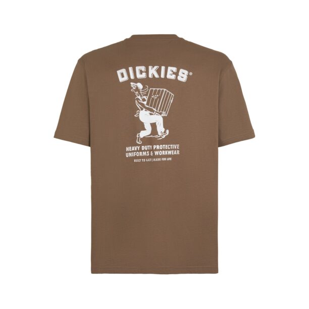 DICKIES Tricou  maro / alb