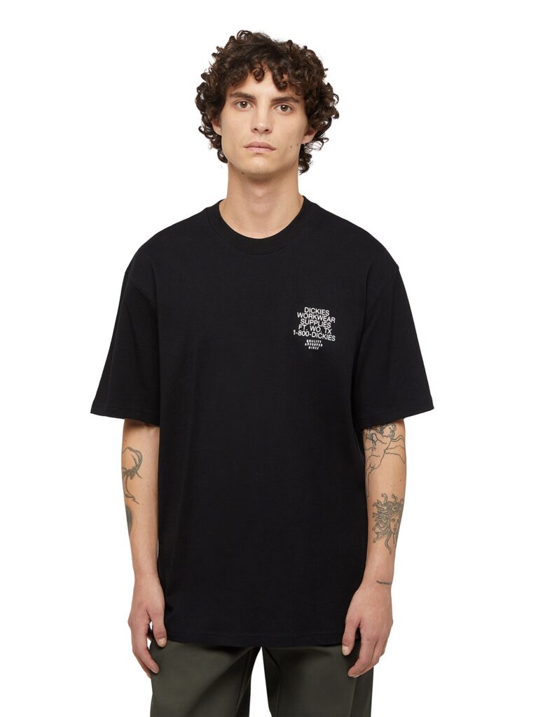 Cumpăra DICKIES Tricou  negru / alb