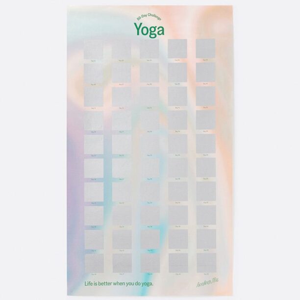 DOIY Poster razuibil 50 Day Yoga Challenge preţ