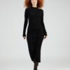 DRYKORN Rochie tricotat 'AMARILIA_2'  negru