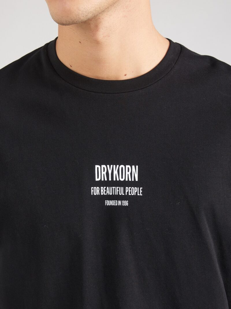 Preţ DRYKORN Tricou 'Anayo 1996'  negru / alb