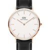 Daniel Wellington ceas Classic 40 Sheffield RG femei