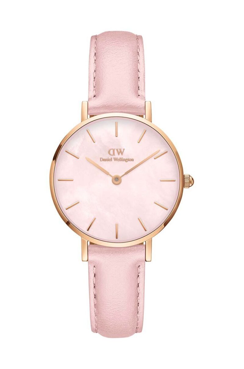 Daniel Wellington ceas Petite 28 Pink leather femei