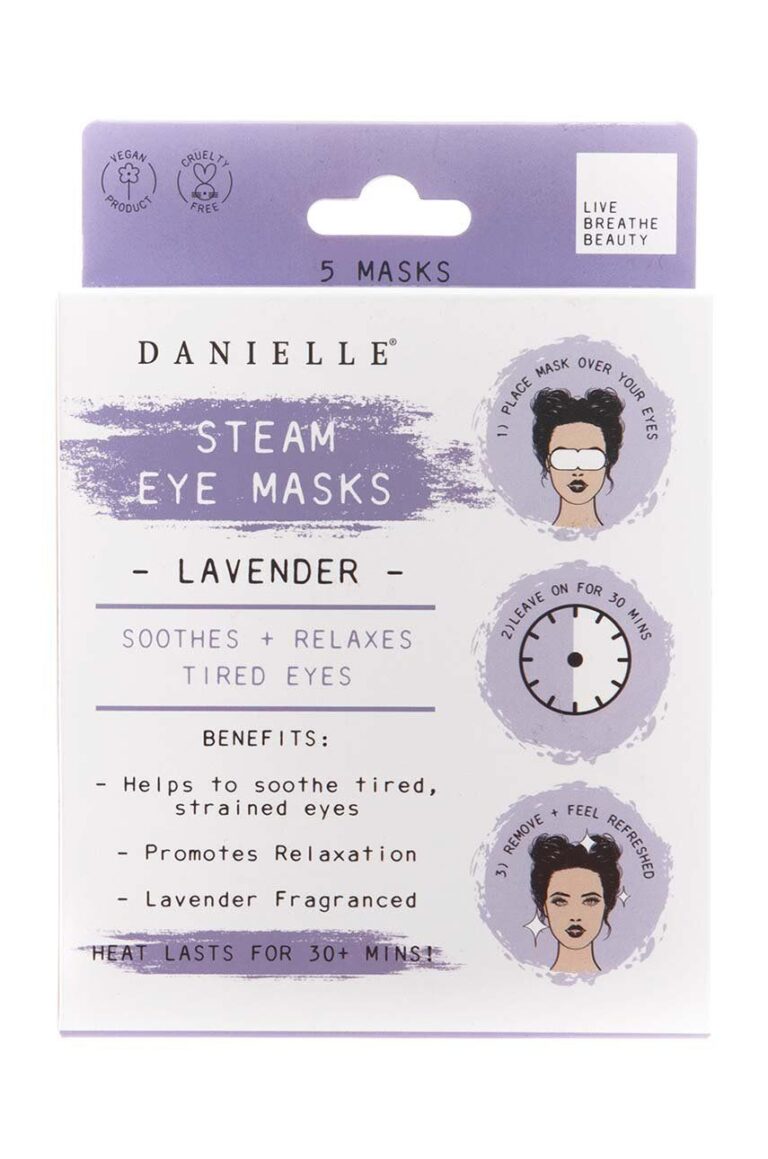 Danielle Beauty plasturi pentru ochi Lavender Steam Eye Mask 5-pack