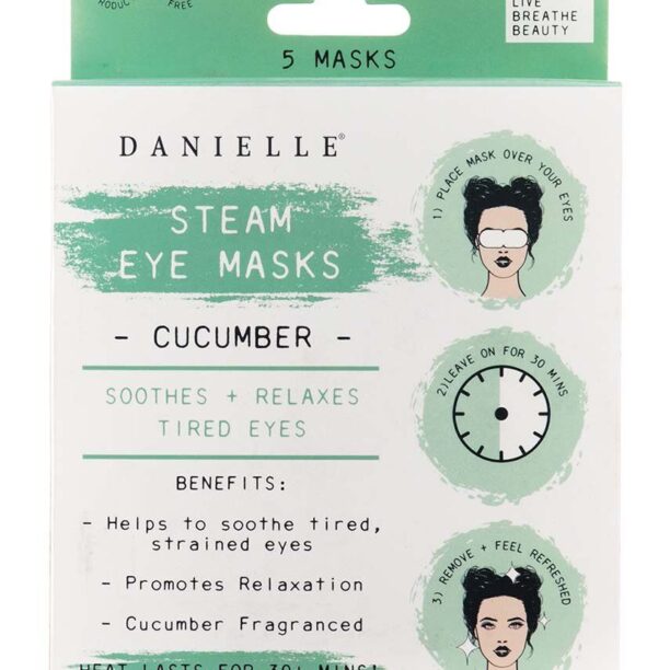 Danielle Beauty plasturi pentru ochi Steam Eye Mask 5-pack